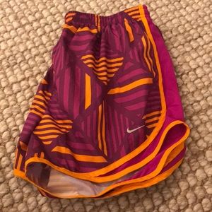 Purple and orange Nike shorts - sz large